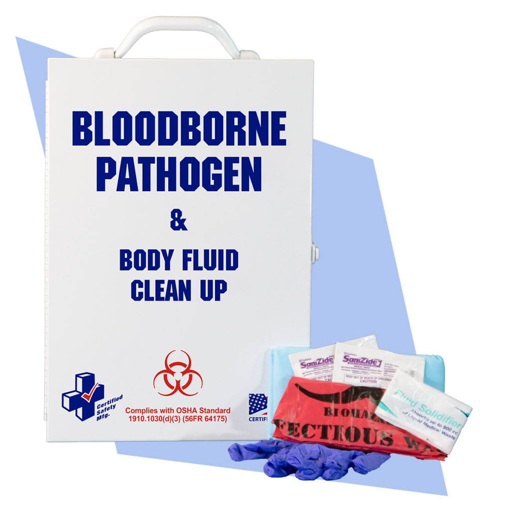 Bloodborne Pathogen & Body Fluid Clean-Up Kit – OSHA Spec
