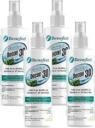Benefect Decon 30 Pump Spray – Botanical Disinfectant Cleaner (4 oz, Case of 12)