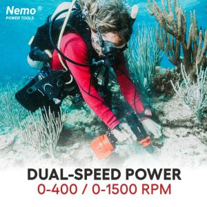 NEMO® V2 Divers Edition Waterproof Drill (50M / 164 ft) – 18V IP68