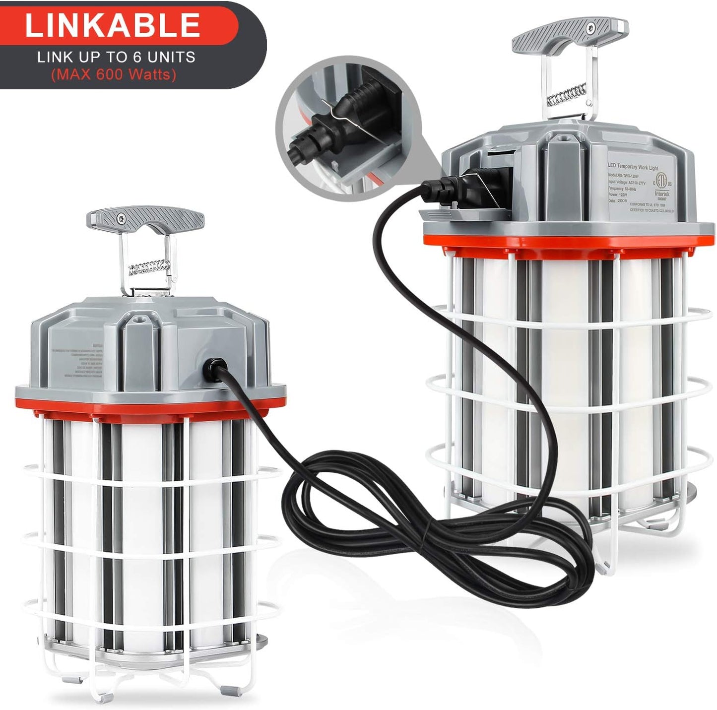 ARCLIGHT™ NG-TWX 80W 360° Linkable LED Temporary Work Light (11,360 Lumens)