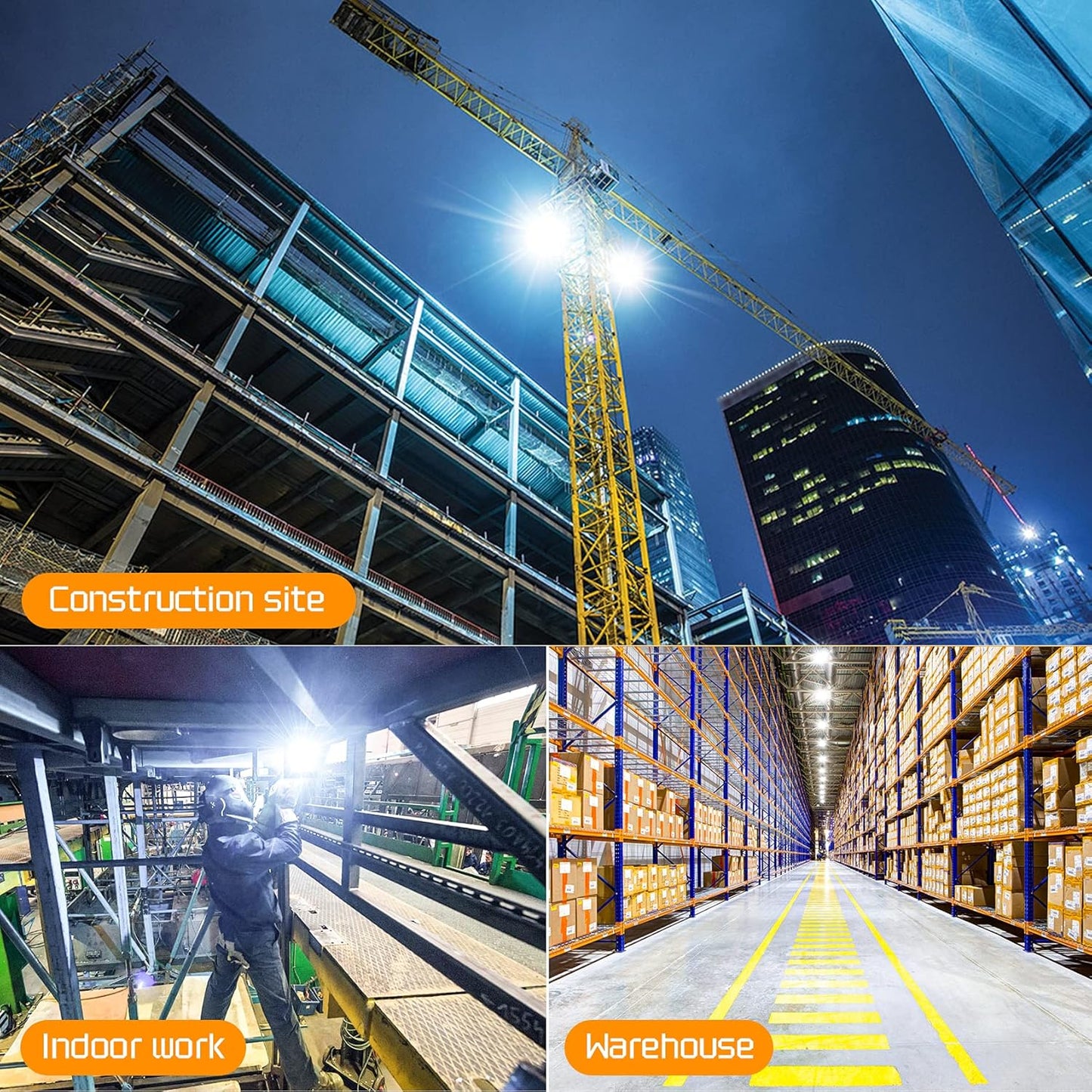 ARCLIGHT™ NG-TWL Series 360° Linkable LED Temporary Work Lights (60W to 150W)