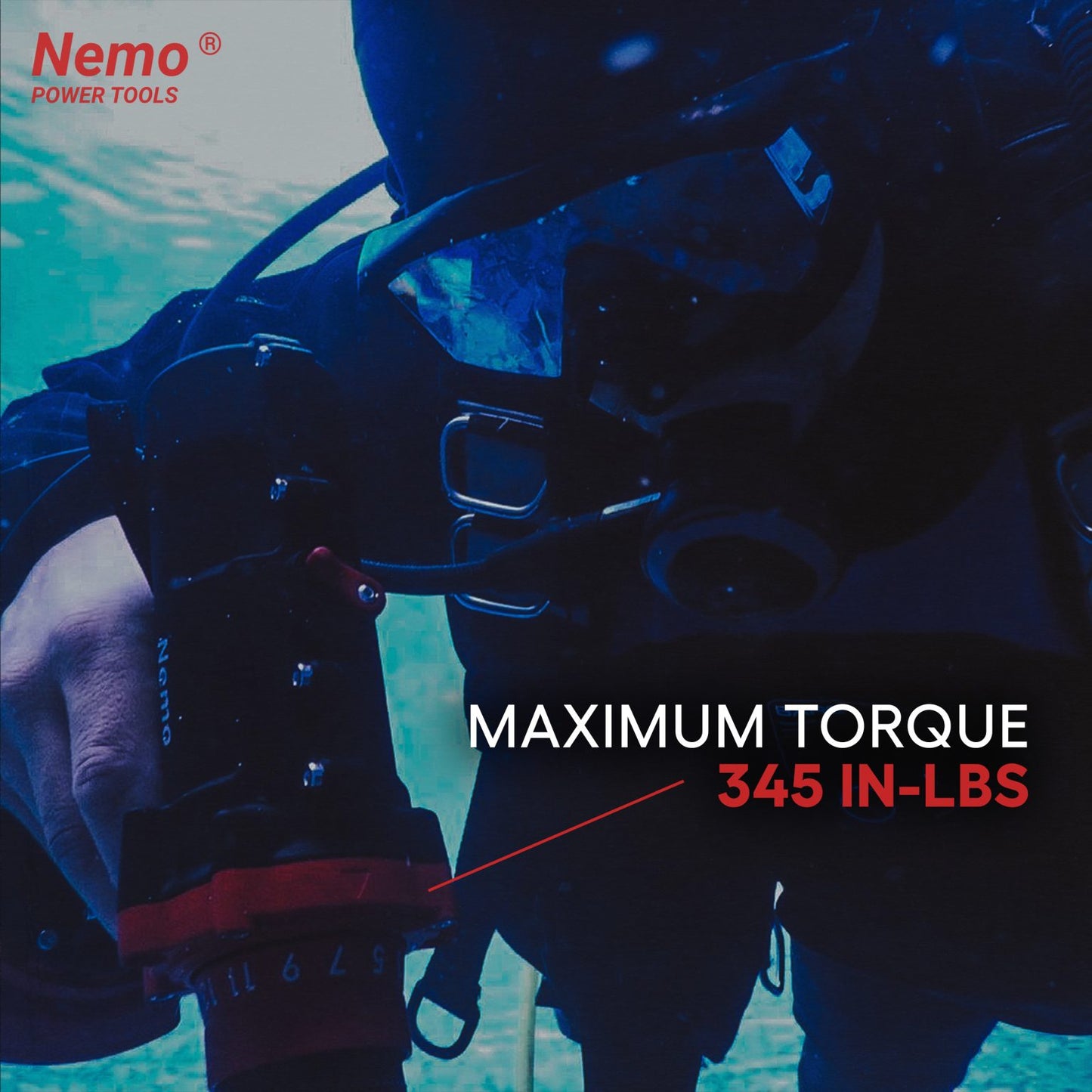 NEMO® Waterproof Drill (5M / 16.4 ft Submersible) – 18V Cordless