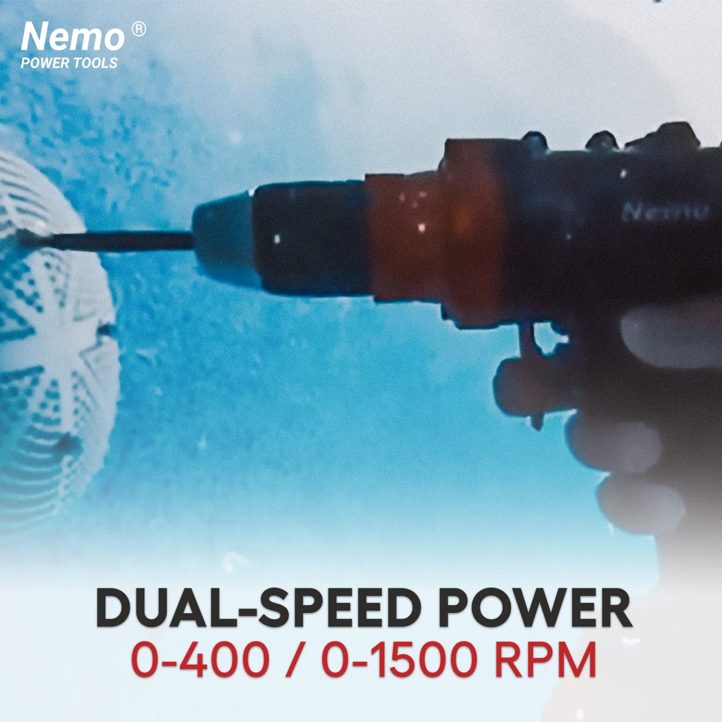 NEMO® Waterproof Drill (5M / 16.4 ft Submersible) – 18V Cordless