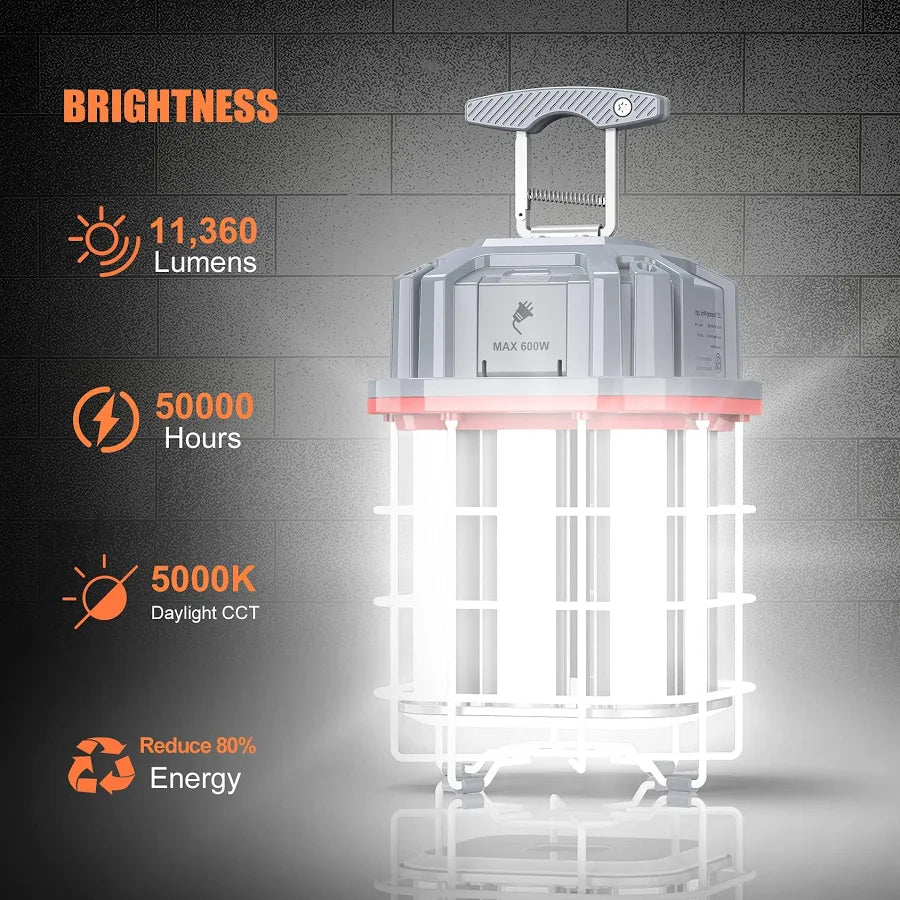 ARCLIGHT™ NG-TWX 80W 360° Linkable LED Temporary Work Light (11,360 Lumens)