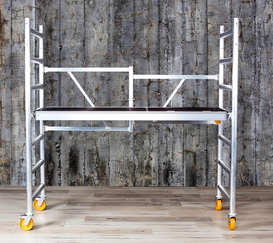 CUSTERS® Foldy 10 Pro Series Aluminum Folding Scaffold Tower